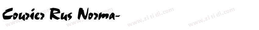 Courier Rus Norma字体转换